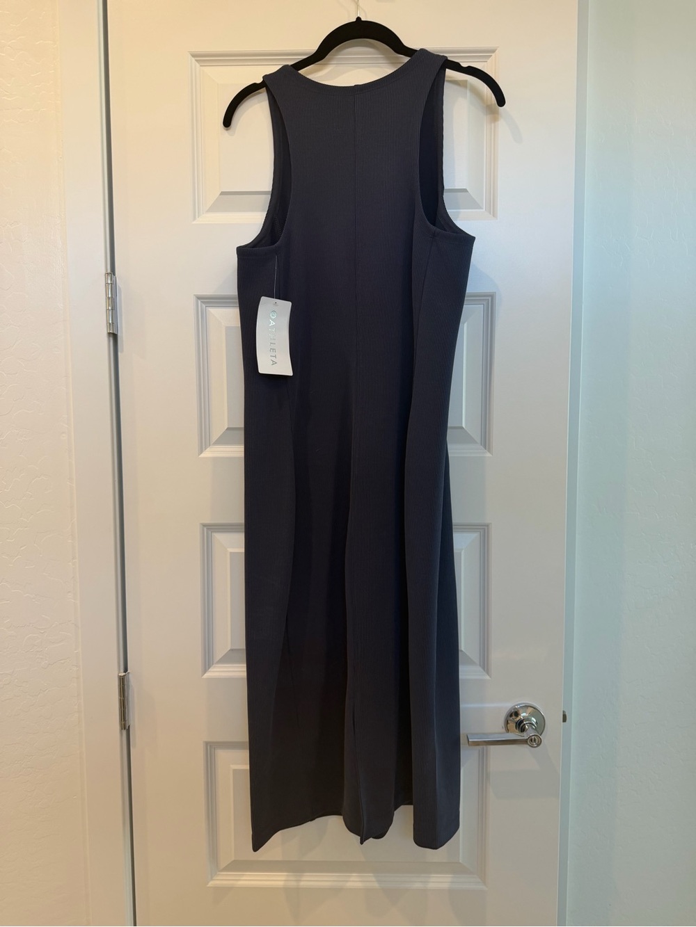 Athleta Sleeveless Midi Dress in Navy - Picture 3 of 5